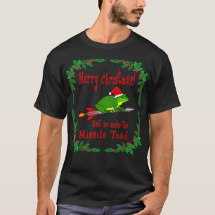 Fröhliche Weihnachten traf mich unter dem Raketen T-Shirt