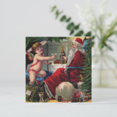 Fröhliche Weihnachten und glückliche Neujahrskündi (Stehend Vorderseite)