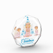 Fröhliche Weihnachten und glückliches Neues Jahr S Fotoblock (Links)