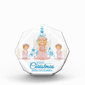 Fröhliche Weihnachten und glückliches Neues Jahr S Fotoblock (Vorderseite)