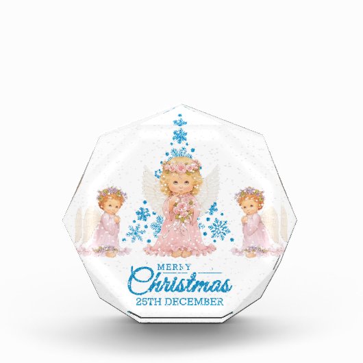 Fröhliche Weihnachten und glückliches Neues Jahr S Fotoblock (Vorderseite)