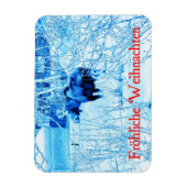 Frohliche Weihnachten - Urban Moose Magnet (Vertikal)