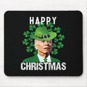 Fröhliche Weihnachten Verwirrter Lustiger Joe Bide Mousepad