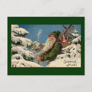 "Fröhliche Weihnachten" Vintage Postcard Feiertagspostkarte