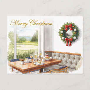 Fröhliche Weihnachten vom Golfplatz-Clubhaus