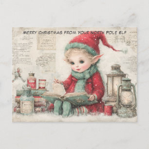 Fröhliche Weihnachten von Ihrem Nordpol-Elf Cute