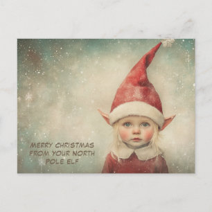 Fröhliche Weihnachten von Ihrem Nordpol-Elf   Cute