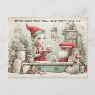 Fröhliche Weihnachten von Ihrem Nordpol-Elf Cute