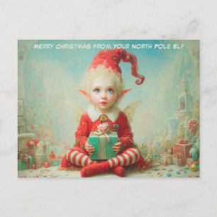 Fröhliche Weihnachten von Ihrem Nordpol-Elf Cute