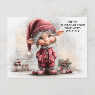 Fröhliche Weihnachten von Ihrem Nordpol-Elfen Cu