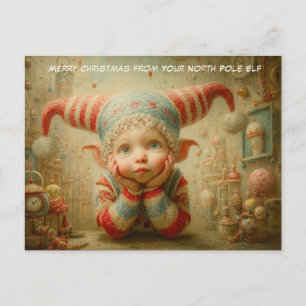 Fröhliche Weihnachten von Ihrem Nordpol-Elfen Cu