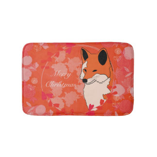 fröhliche Weihnachten, Weihnachten, Fuchs, Blume, Badematte