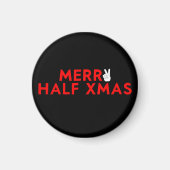 Fröhliche Weihnachten - Weihnachten im Juli Urlaub Magnet (Vorne)