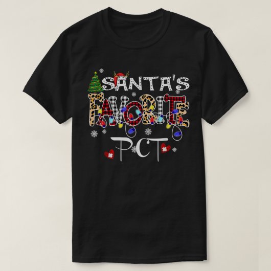 Fröhliche Weihnachten Weihnachten - Lieblings-PCT- T-Shirt (Design vorne)
