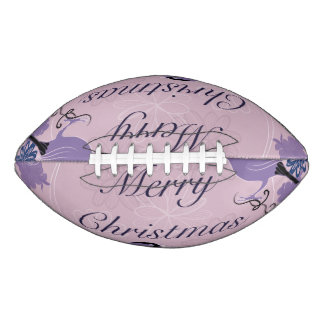 fröhliche Weihnachten, Weihnachten, Vögel, Blume,  Football