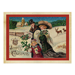 Fröhliche Weihnachten, weihnachtliche Feier im Vin Fotodruck