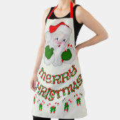 Fröhliche Weihnachten Weihnachtscanes Schürze (InSitu)