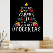 Fröhliche Weihnachten, wenn Sie aufhören, daran zu Poster (Küche)