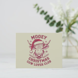 Fröhliche Weihnachten Western Cow Lover Club Xmas 