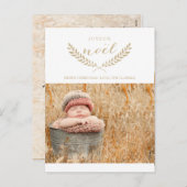 FRÖHLICHE WEIHNACHTEN Wird MODERN HOLIDAY FOTO POS (Vorne/Hinten)