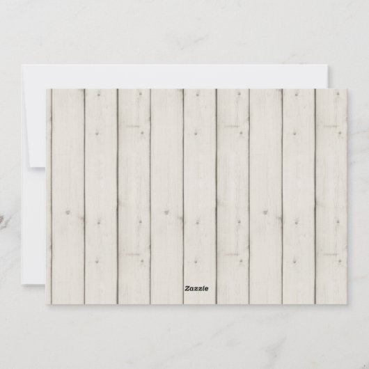 Fröhliche Weihnachten Wird Modern Rustic French Ch (Rückseite)