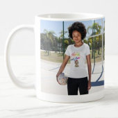 fröhliche Weihnachten zum Happy und Free Dog mache Kaffeetasse