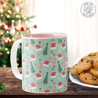 Fröhliche Weihnachten Zweifarbige Tasse