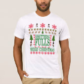 Fröhliche WeihnachtenShitters voll lustige T-Shirt (Vorderseite)