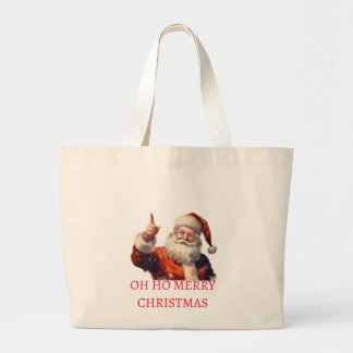 Fröhliche Weihnachts-Einkaufstaschen Jumbo Stoffbeutel