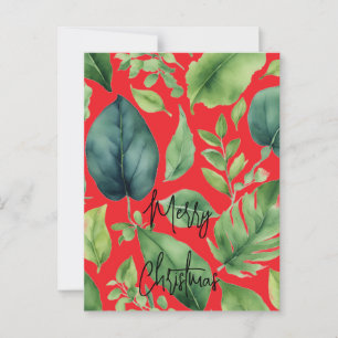 Fröhliche Weihnachts-Familie Neujahrsbotschaft Postkarte