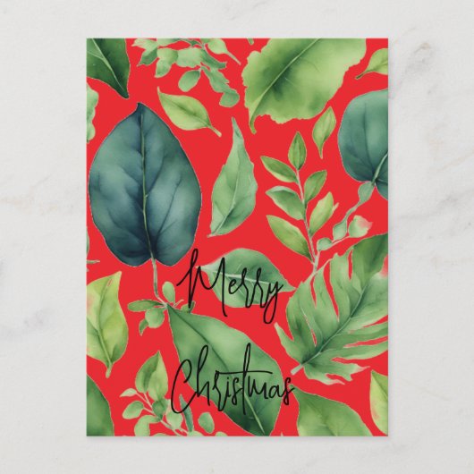 Fröhliche Weihnachts-Familie Neujahrsbotschaft Postkarte (Vorderseite)