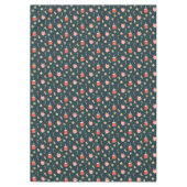 Fröhliche Weihnachts farbenfrohe gemütliche Ginger Tischdecke (Vorderseite)