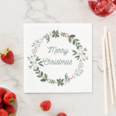 Fröhliche Weihnachts-Feier Papier Napkins Serviette (Beispiel)
