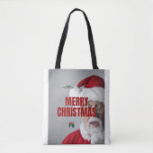 Fröhliche Weihnachts-Fröhliche Tasche (Vorderseite)