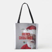 Fröhliche Weihnachts-Fröhliche Tasche (Rückseite)