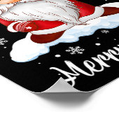 Fröhliche Weihnachts-Genome-Kaffeehaus Matching Poster (Ecke)