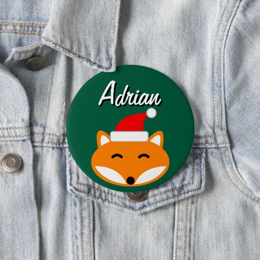 Fröhliche Weihnachts-Party-Buttons mit süßem Weihn Button (Beispiel)