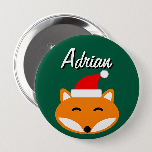 Fröhliche Weihnachts-Party-Buttons mit süßem Weihn Button (Vorne & Hinten)