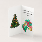 Fröhliche Weihnachts-Postkarte (Innenseite)
