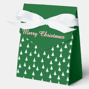 Fröhliche Weihnachtsbäume  Geschenkschachtel
