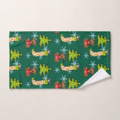 fröhliche Weihnachtsdekoration Badhandtuch Set (Handtuch)