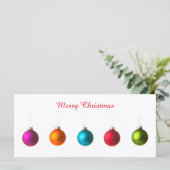 Fröhliche Weihnachtsdekoration mit Text (Stehend Vorderseite)