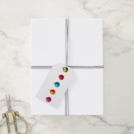 Fröhliche Weihnachtsdekoration mit Text Geschenkanhänger