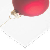 Fröhliche Weihnachtsdekoration mit Text Großer Tischläufer (Ecke)