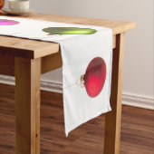 Fröhliche Weihnachtsdekoration mit Text Großer Tischläufer (Beispiel)