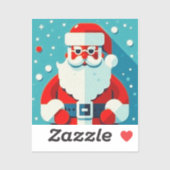 fröhliche Weihnachtsfeier Aufkleber (Blatt)