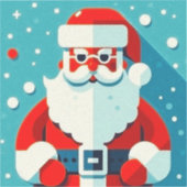 fröhliche Weihnachtsfeier Aufkleber (Vorderseite)