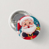 Fröhliche Weihnachtsfeier Button (Vorne & Hinten)