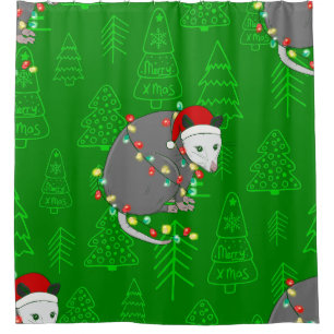fröhliche Weihnachtsfeier Duschvorhang