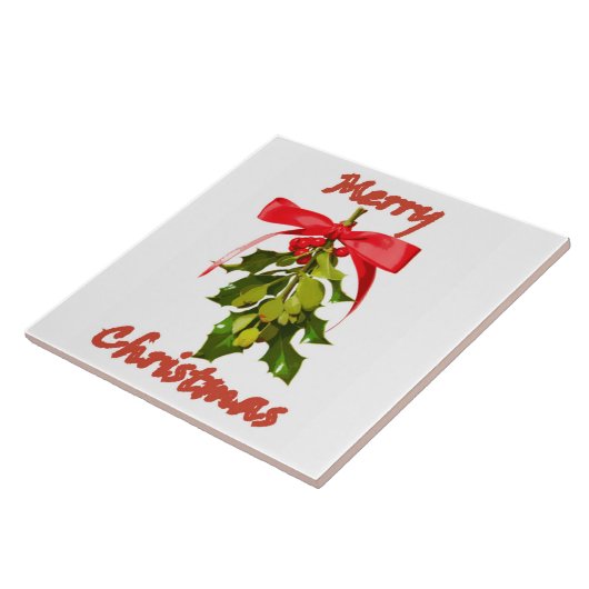 fröhliche Weihnachtsfeier Fliese (Seite)